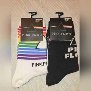 Pink Floyd Multicolor and Black Casual Socks New Lot Of 2